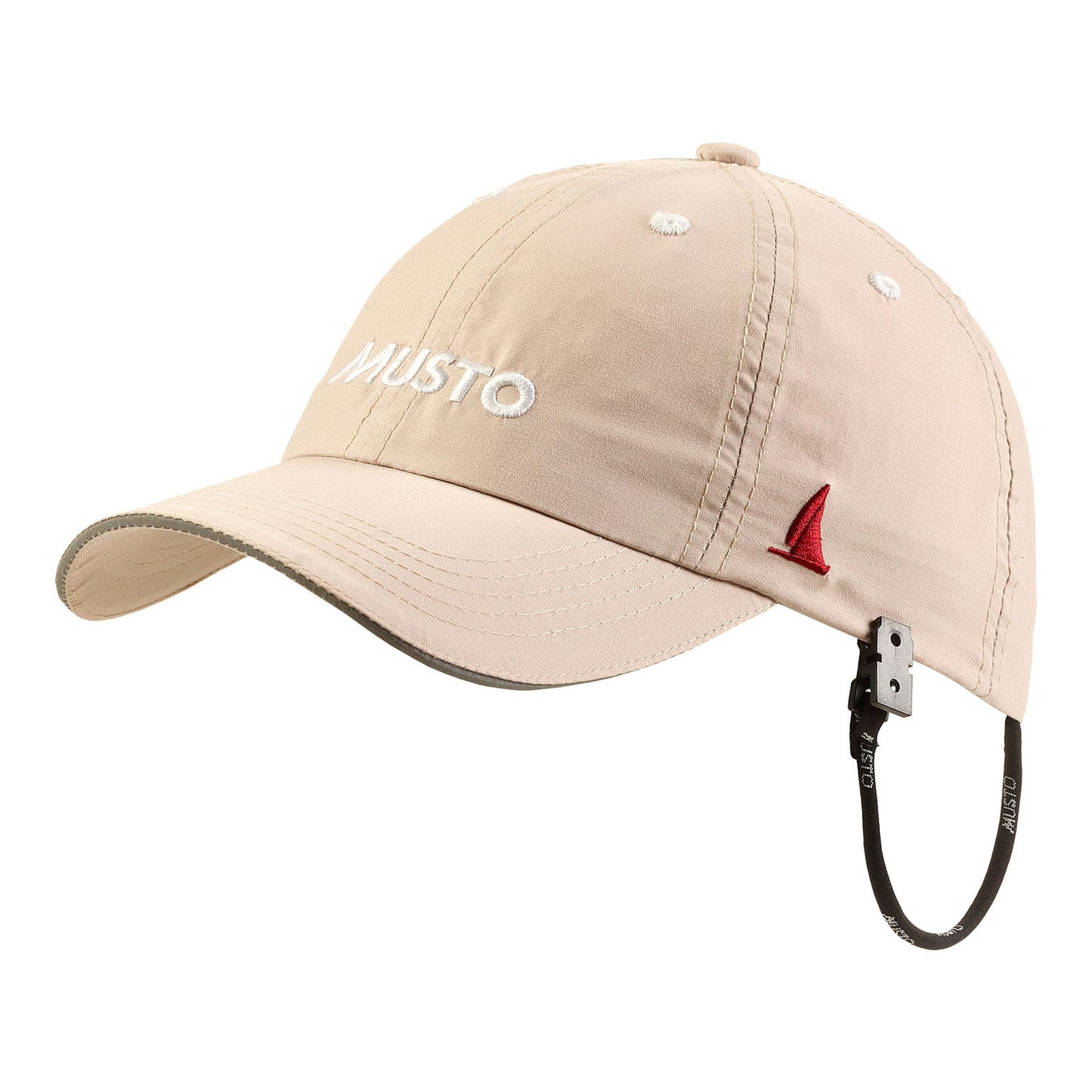 MUSTO ESSENTIAL FAST DRY CREW CAP LIGHT STONE