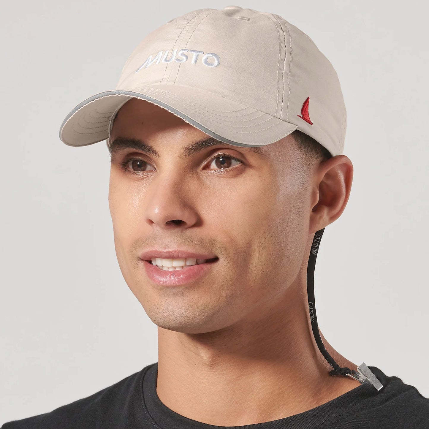 MUSTO ESSENTIAL FAST DRY CREW CAP LIGHT STONE