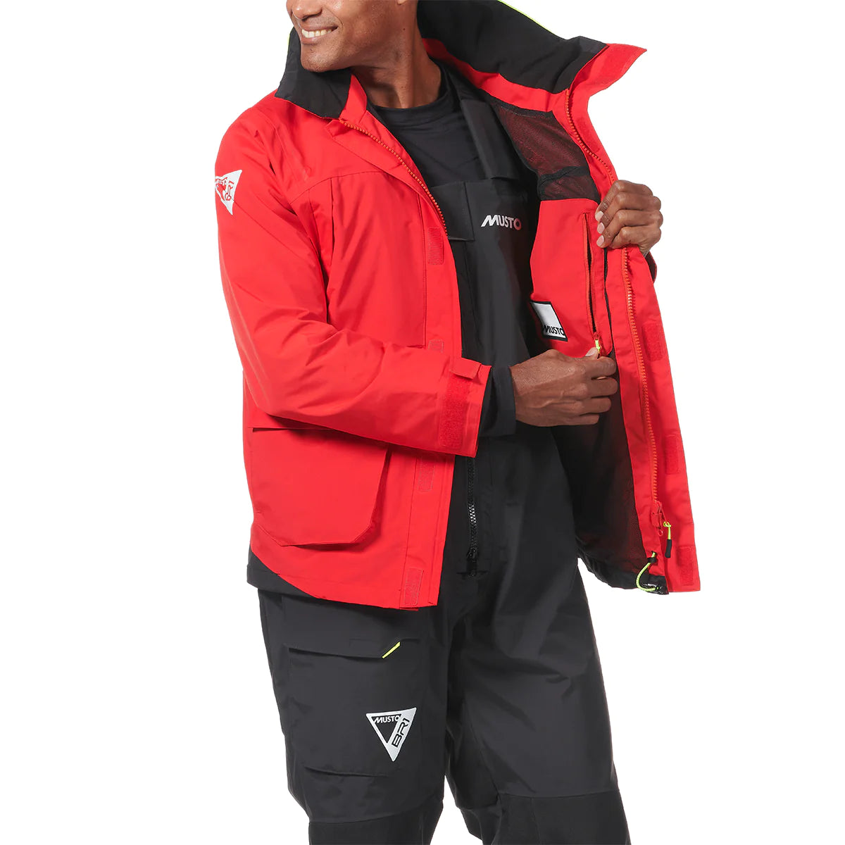 MUSTO BR1 CHANNEL JACKET RED