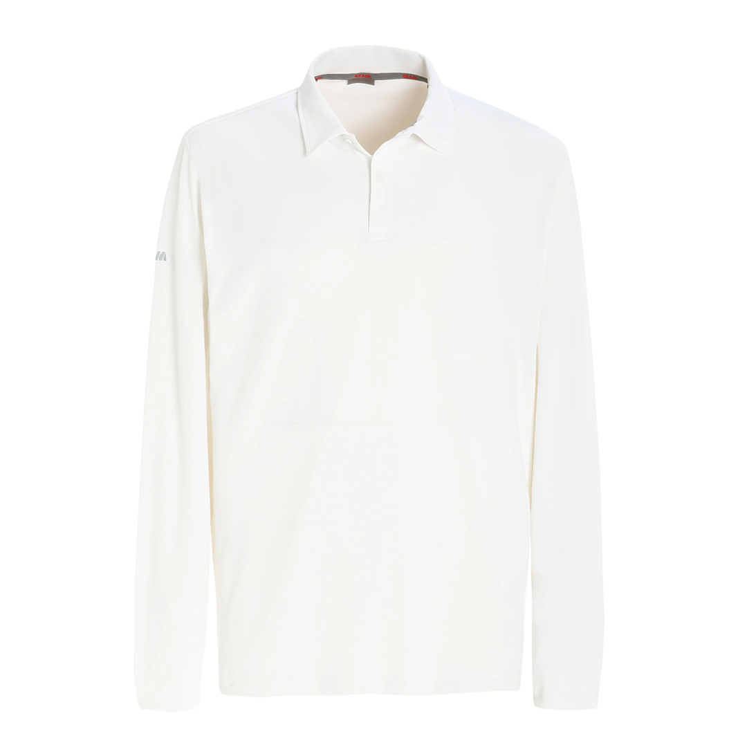 Slam Active LS Techno Pique Polo White