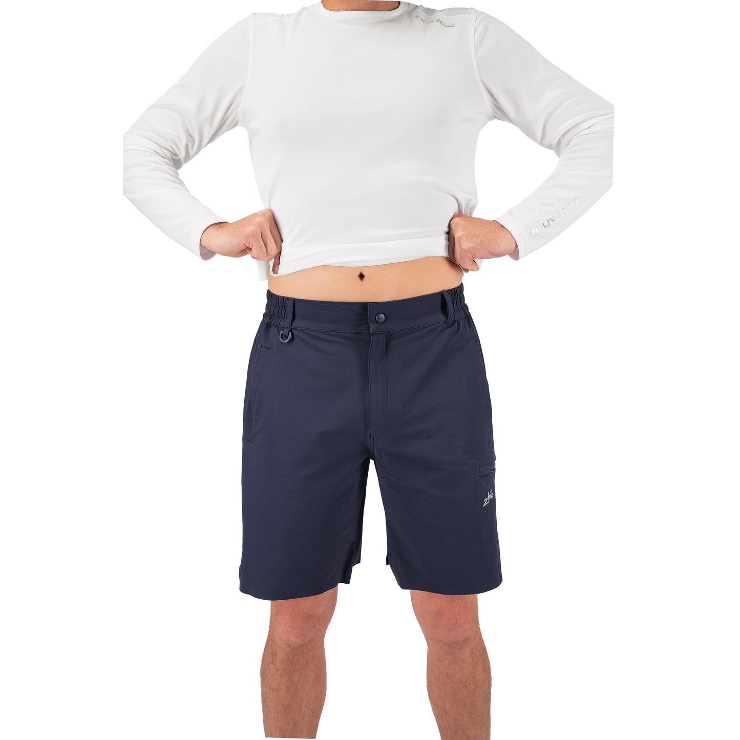 Zhik Mens Stretch Fast Dry Deck Shorts Navy