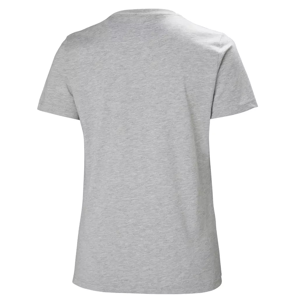 Helly Hansen LOGO T-SHIRT, GREY MELANGE Womens