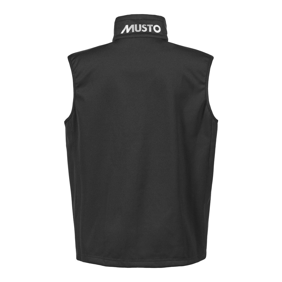 MUSTO ESSENTIAL SOFTSHELL GILET BLACK