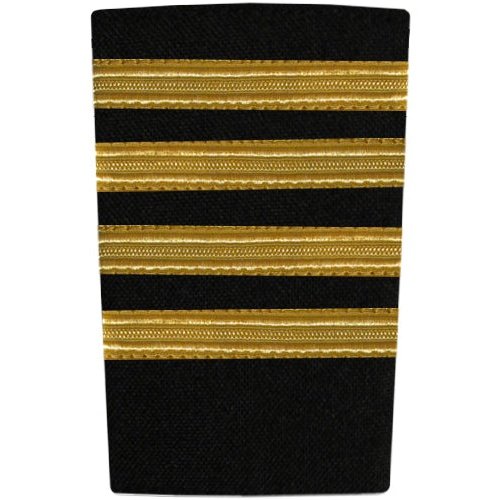 EPAULETTE - FOUR BAR -  GOLD