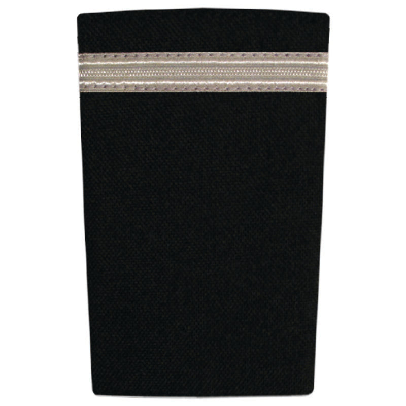 EPAULETTES - ONE BAR - SILVER