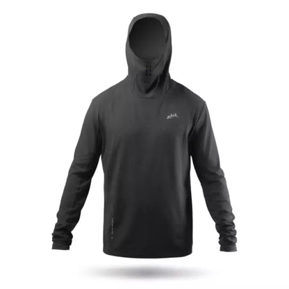 Zhik Mens Black ZhikMotion Hooded Top Anthracite