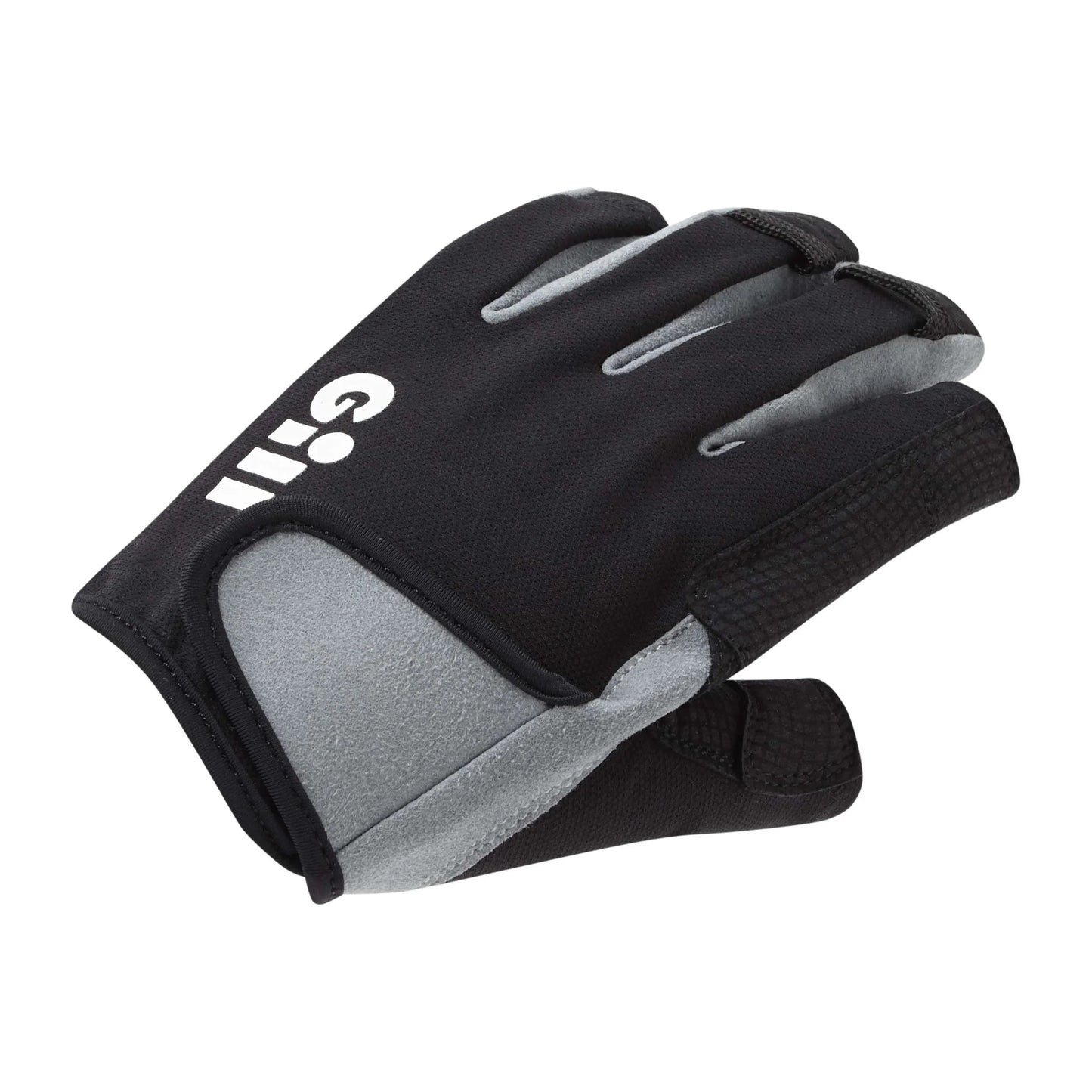 Gill Deckhand Short-Finger Sailing Gloves - Black