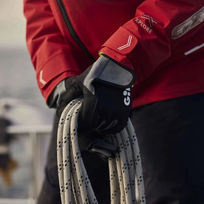 Gill Deckhand Long-Finger Sailing Gloves - Black
