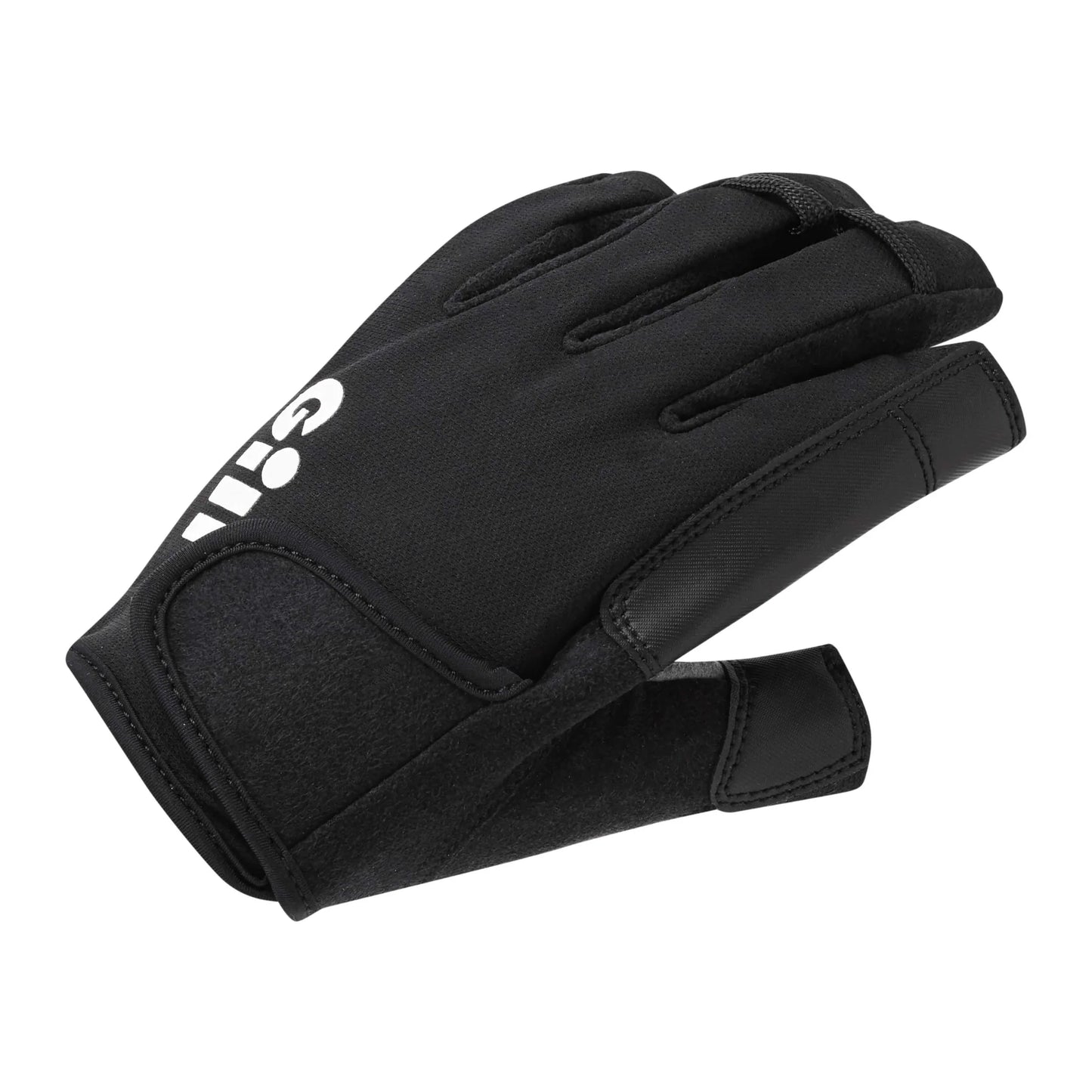 Gill Championship Short-Finger Sailing Gloves - Black