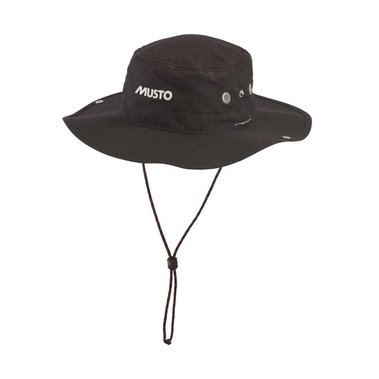 MUSTO FAST DRY BRIMMED HAT BLACK