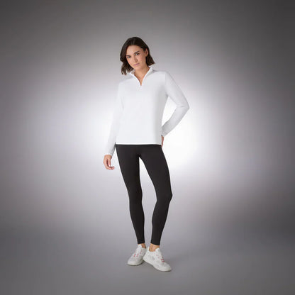 MUSTO WOMEN'S EVO AERO LONG-SLEEVE TOP WHITE