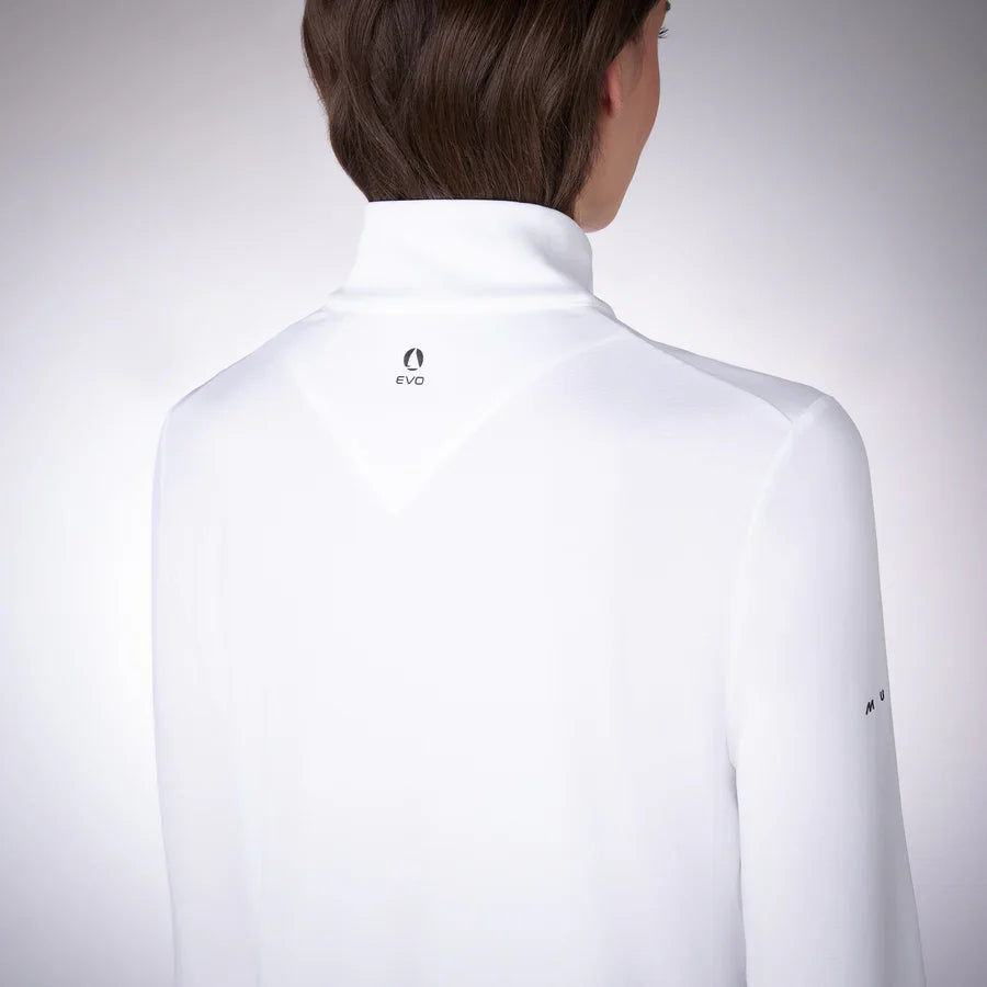 MUSTO WOMEN'S EVO AERO LONG-SLEEVE TOP WHITE