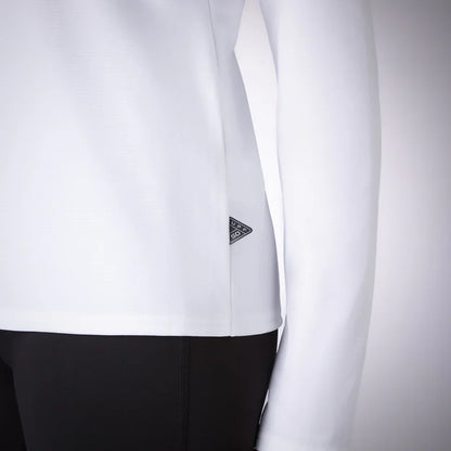 MUSTO WOMEN'S EVO AERO LONG-SLEEVE TOP WHITE
