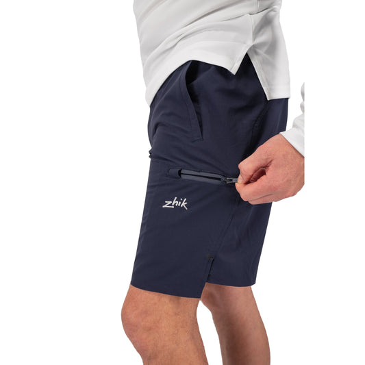 Zhik Mens Stretch Fast Dry Deck Shorts Navy