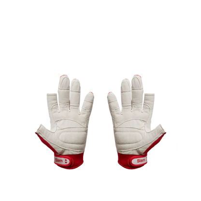 SLAM LONG FINGER GLOVES RED CLEARANCE