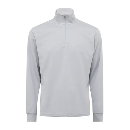 Burke Signature Polo Long Sleeve Light Grey
