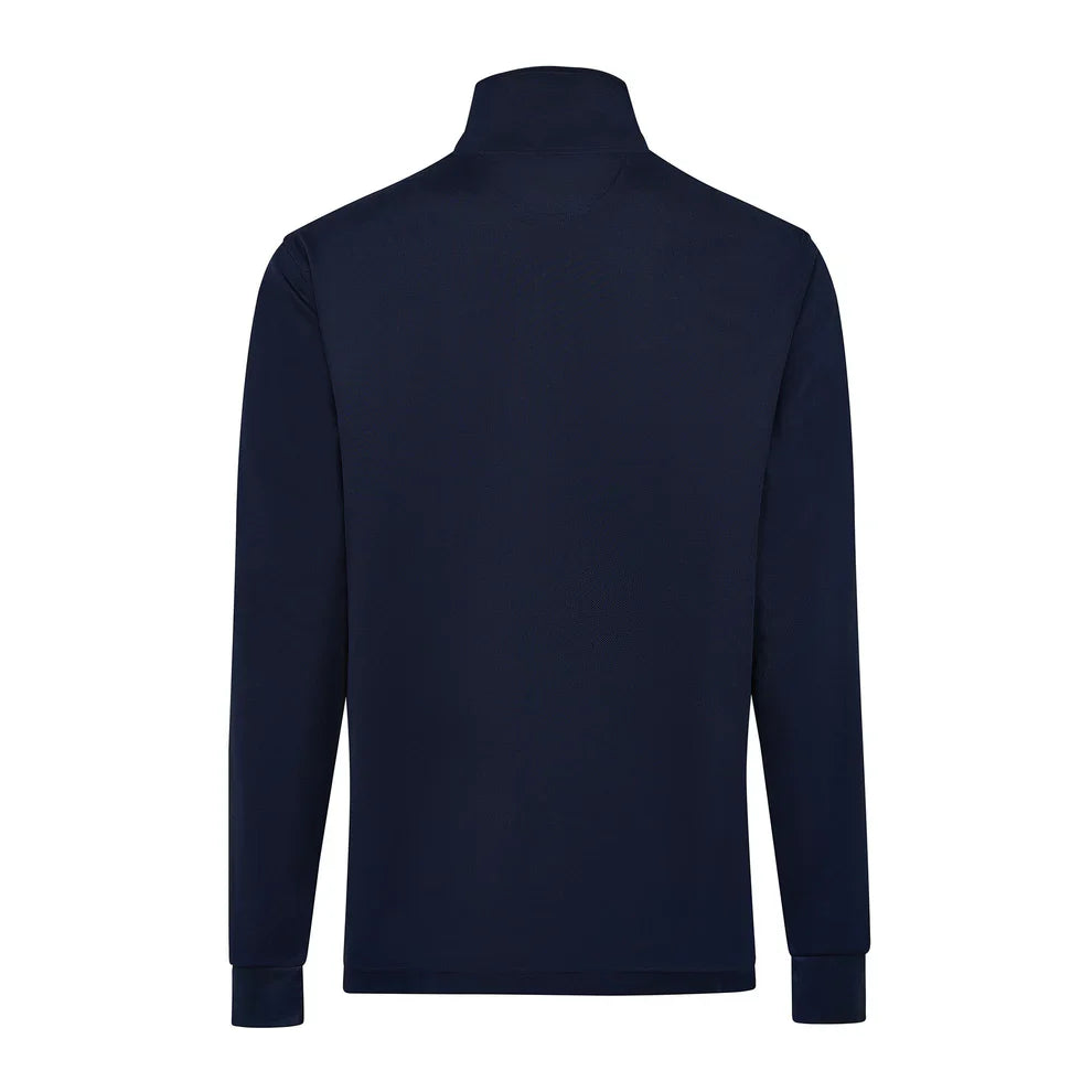 Burke Signature Polo Long Sleeve Navy