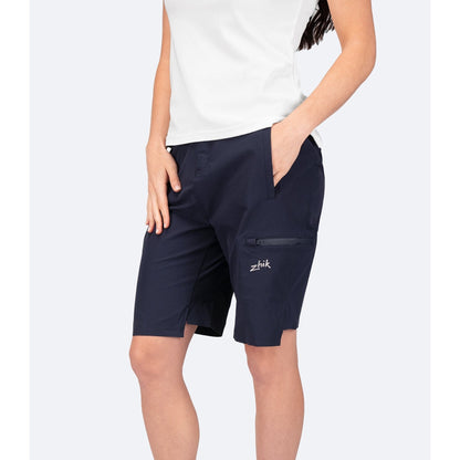 Zhik Womens Stretch Fast Dry Deck Shorts Navy