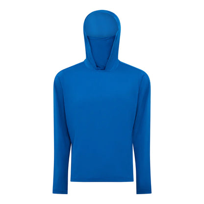 Burke Hooded Sun Shirt - Blue