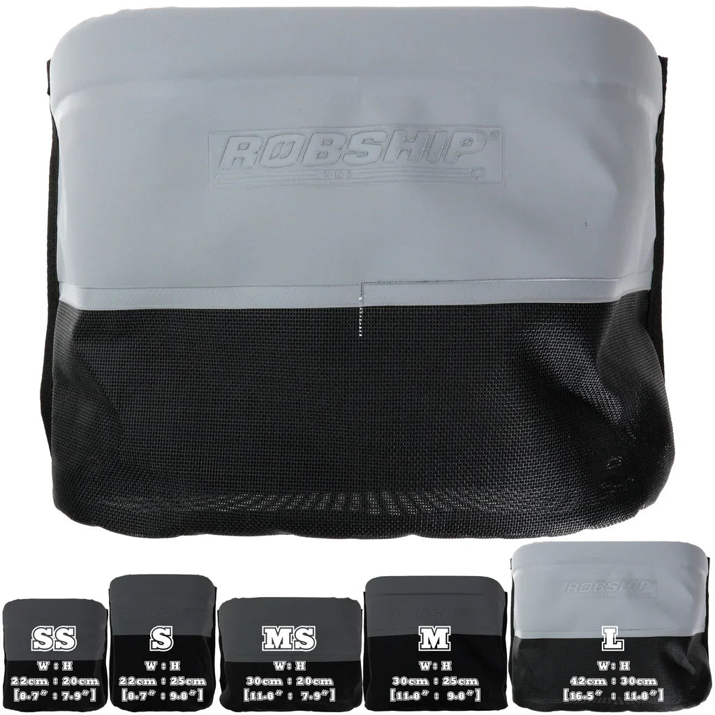 Robship Racing Rope Bag, Mesh mk2 Grey/black Large