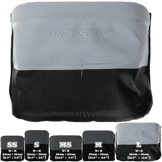Robship Racing Rope Bag, Mesh mk2 Grey/black Large