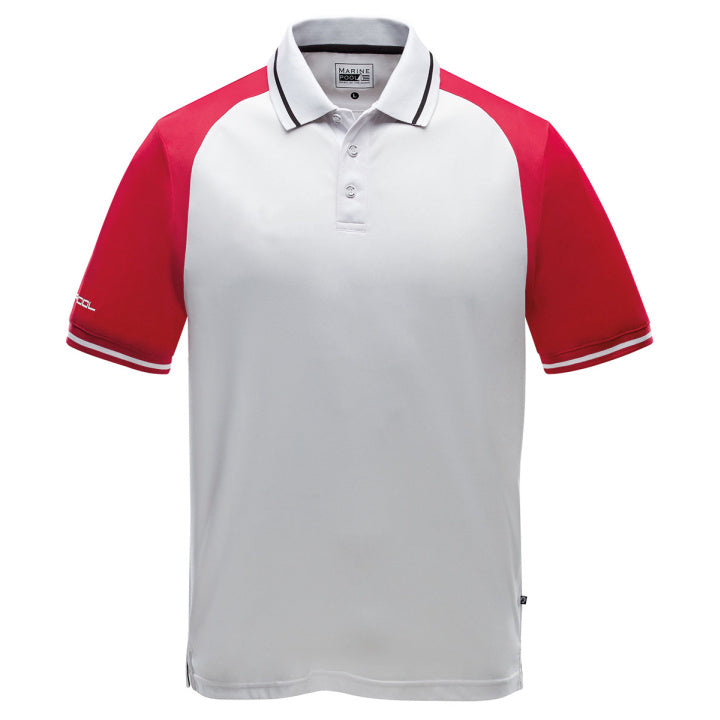 Marinepool Speed Race Promo Polo Men White/Red L & XL