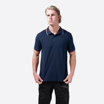 Zhik Tech Polo Short Sleeve Navy Men's